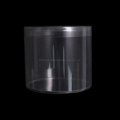 Food Grade Clear Hard Plastic Tube Small Round PVC Packaging Box