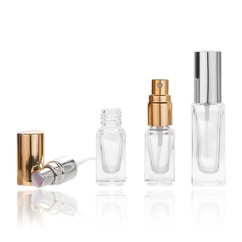 3ml 6ml 10ml 20ml Glass Perfume Spray Bottle with Aluminum Cap Mini Glass Cosmetic Packaging Bottle