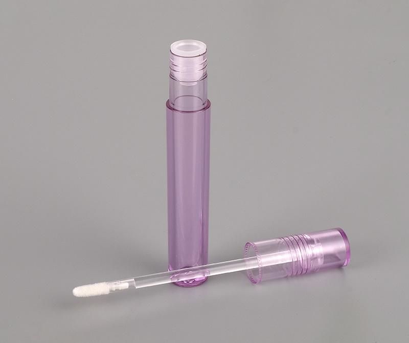 Bulk Price Factory Direct Sale 2.5ml Purple Transparent Empty Lip Gross Tube Lip Gloss Packaging Cute