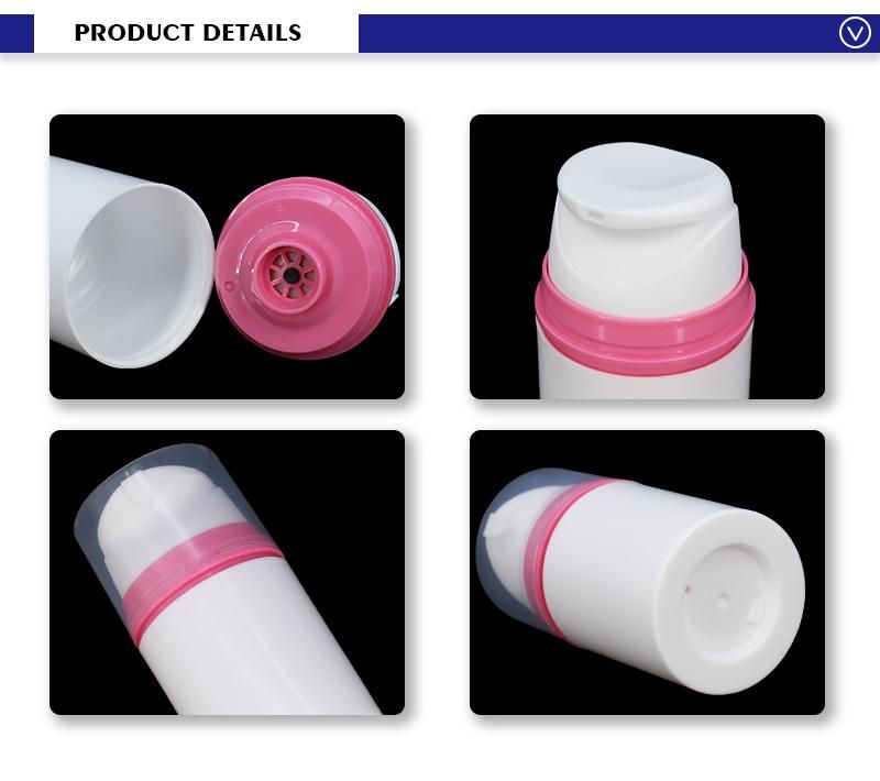 50ml Airless Cream Lotion Bottles Cosmetic Vacuum Pump Containers