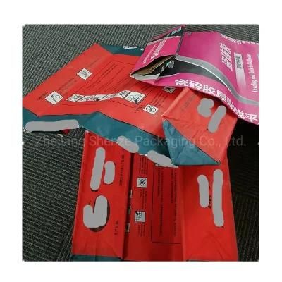 25kg Kraft Paper Bag Valve Bag Adhesive Material Packing Bag