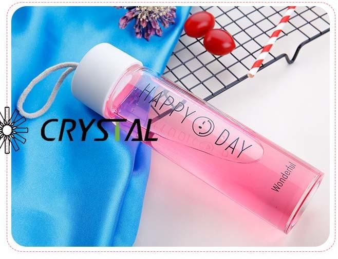 360 Ml Sports Glass Bottle in Clear or Frosted