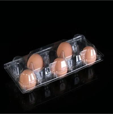 Clear PVC / Pet Plastic Clamshell Packaging Box Blister Tray for Eggs