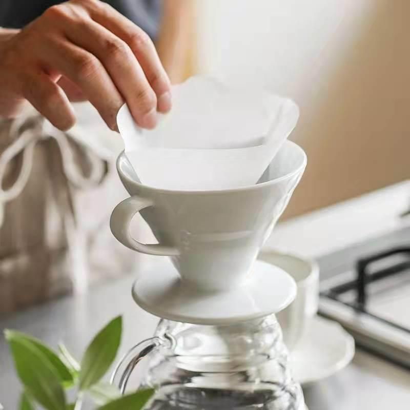 White Color Plastic Free Biodegradable Food Grade Heat Seal Filter Paper for Tea Bag