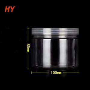 Food Grade Clear Pet Plastic Food Container Candy Plastic Jar for Plastic Candy Jar