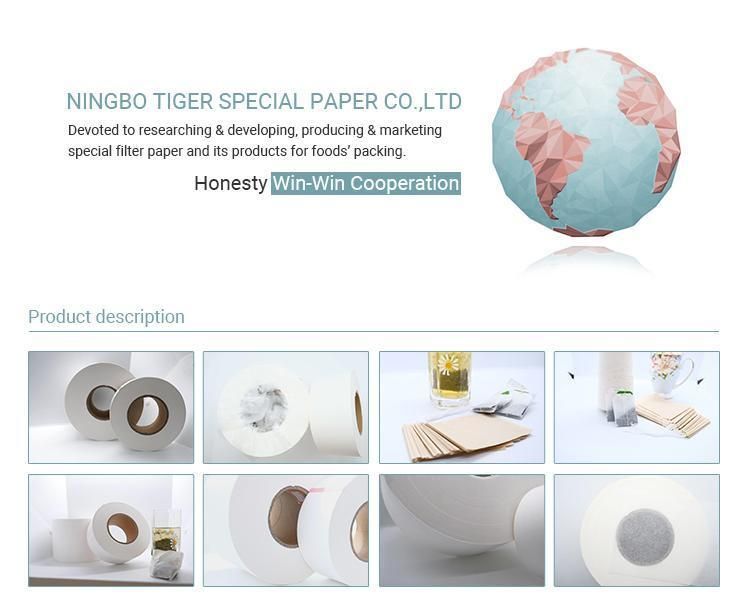 Low Price Guaranteed Quality Heat Sealable Filter Paper Roll for Empty Tea Bags