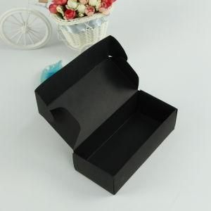 Socks Panties Paper Box Black Airplane Box Custom-Made Food Packaging Box Free Design Logo