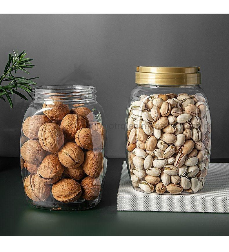 1200ml 40oz Plastic Wide Mouth Jar for Candy for Food
