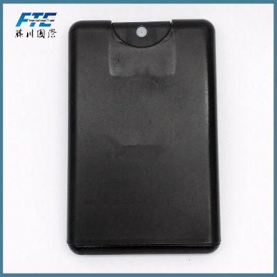 Customized 20ml PP Credit Card Pump Atomizer Perfume Bottle