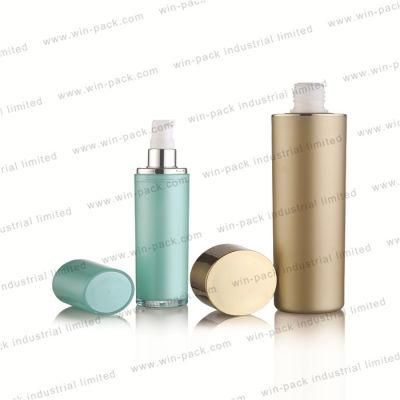 Hot Sell Gold Empty Acrylic Cosmetic Lotion Bottle with Pump 40ml