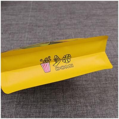 Plastic Flat Bottom Stand up Transparent Zipper Fresh Fruit Vegetable Packaging Bag