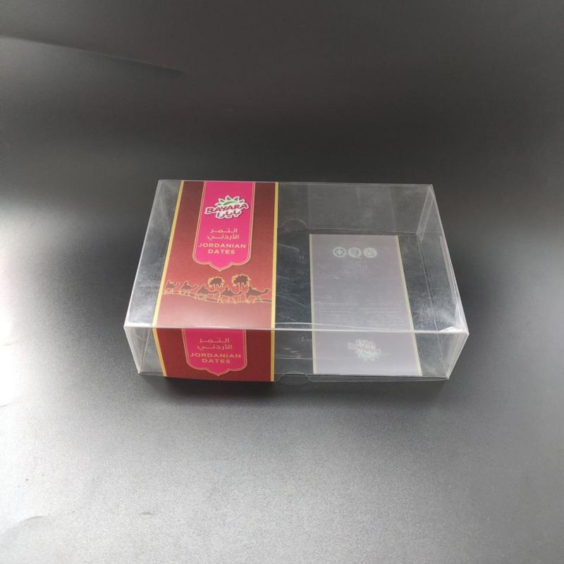 Custom upper and lower gift Plastic PET Food Packaging Boxes