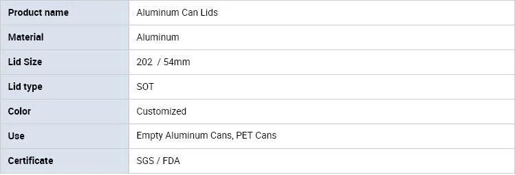 Aluminum Pop Can Caps Sot Can Ends on Sale