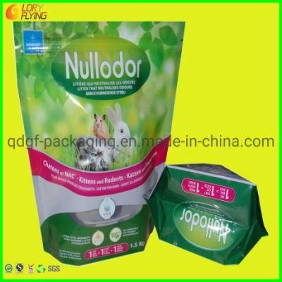 Stand up Plastic Bag with Zipper for Packing Dog Food