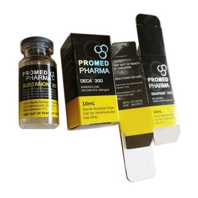 Custom 350g White Card Paper Printed Cosmetics 10ml Vial Packaging Box