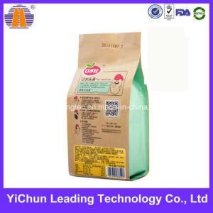 Square Bottom Stand up Food Kraft Paper Packaging Bag