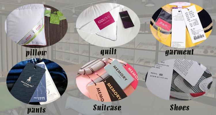 Cardboard Tag Label for Clothes/Shoes