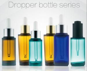 Essential Oil Bottle Dropper Bottles with Press Button PETG Bottle with Rubber Dropper