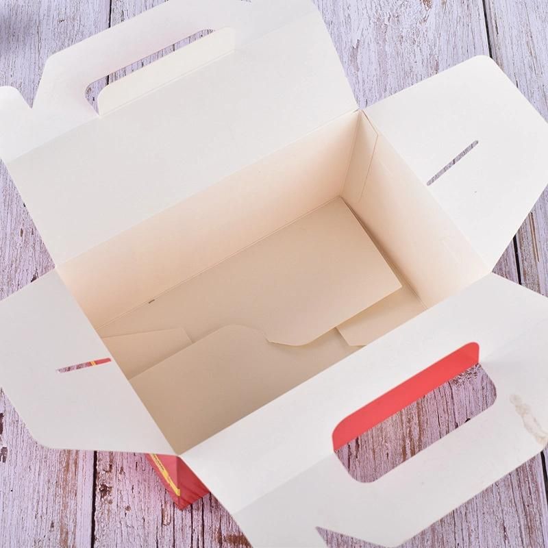 Wholesale Custom Printed Fried French Chips Paper Box Restaurant Roast Chicken Fast Food Packaging