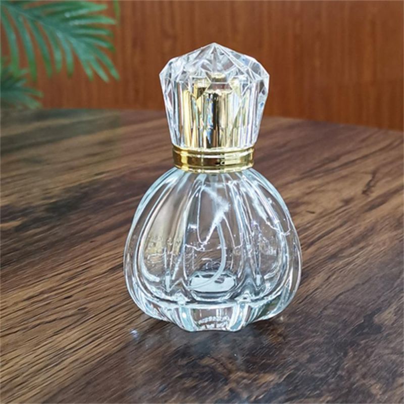 Luxury Glass Perfume Bottle 50ml 100ml Cosmetic Bottle of Perfume for Women Lady