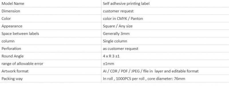 Factory Wholesale Stickers Roll Label Printing Custom Water Bottle Labels