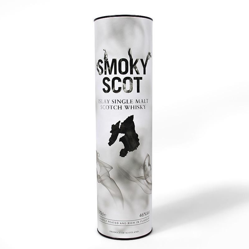 Promotional Price Custom Metal Lid Tin Wine Box Paper Round Tube Packaging for Wine Bottle
