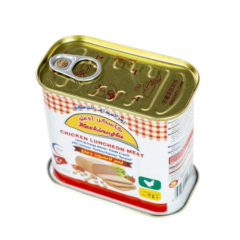 Wholesale Empty Rectangular Tin Box for Luncheon Meat in Canned