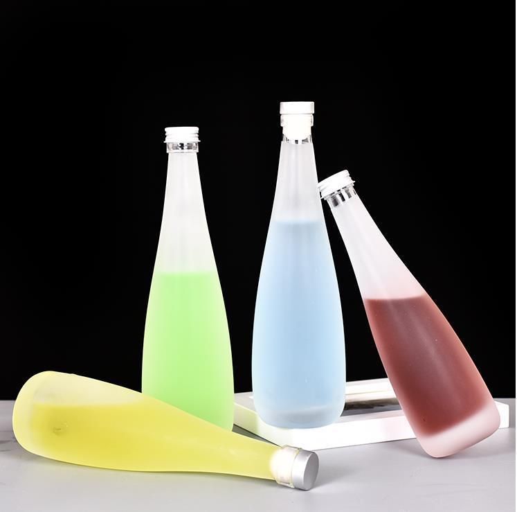 Glass Bottle with Screw Cap for Juice Bererage Packaging