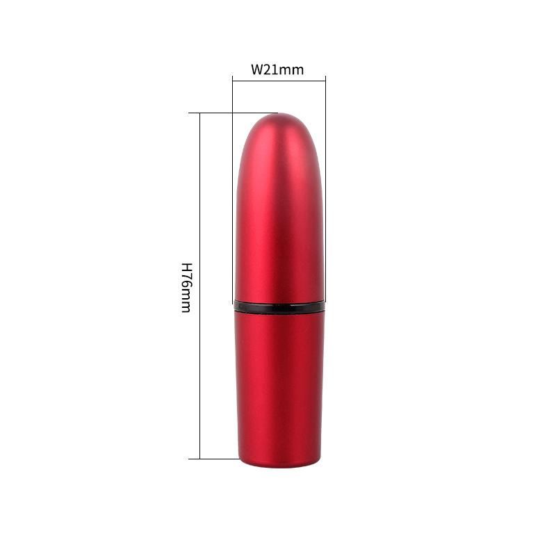 Luxury Bullet Shape Metal Gold in Stock Lip Blam Tube Lipstick Containers Tubes