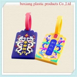 2014most Popular Custom Design Plastic Luggage Tag for Promotion (bxpvc4)
