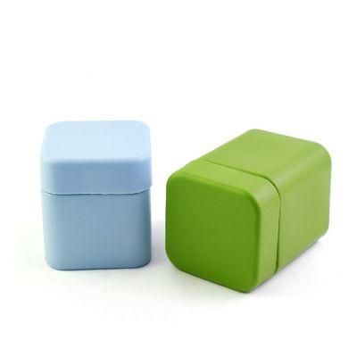 4oz Square Premium Glass Concentrate Jar Child Safe - Opaque or Clear Color