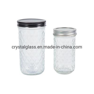 Wider Mouth Pint 16 Oz Salad Glass Mason Jars