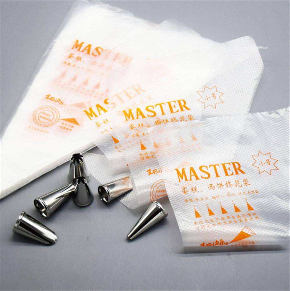 Beddings-028f-040tsmall-Sized 17X26cm Cake Cream Decorating Disposable Piping Bag