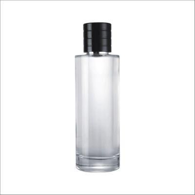 Custom Round Empty Clear Fragrance Glass Perfume Bottle 150ml Perfume Spray Glass Bottles with Cap