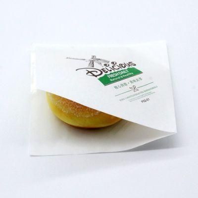 Food Packaging PE Coated Paper Bag Sandwich Hamburger Packaging Bag