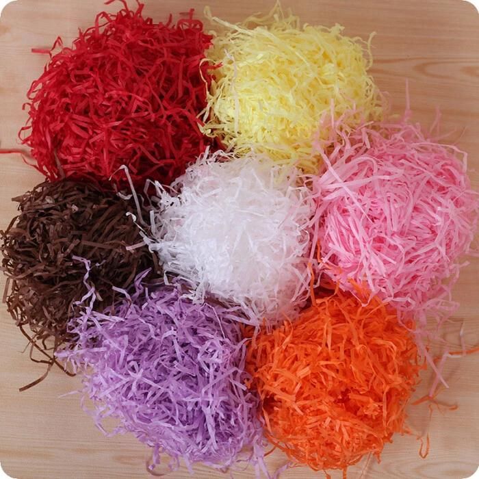 100g/Bag Decorative Colorful Shredded Paper for Filling Gift Box