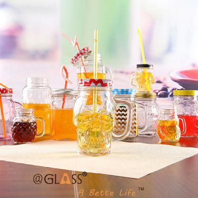 Wholeasale 40z 120ml Glass Mason Jar with Handle