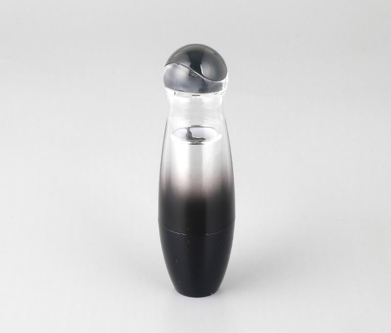Custom Logo New Design Bottle Shape Black Lip Balm Container Lipstick Tube Packaging Cosmetic
