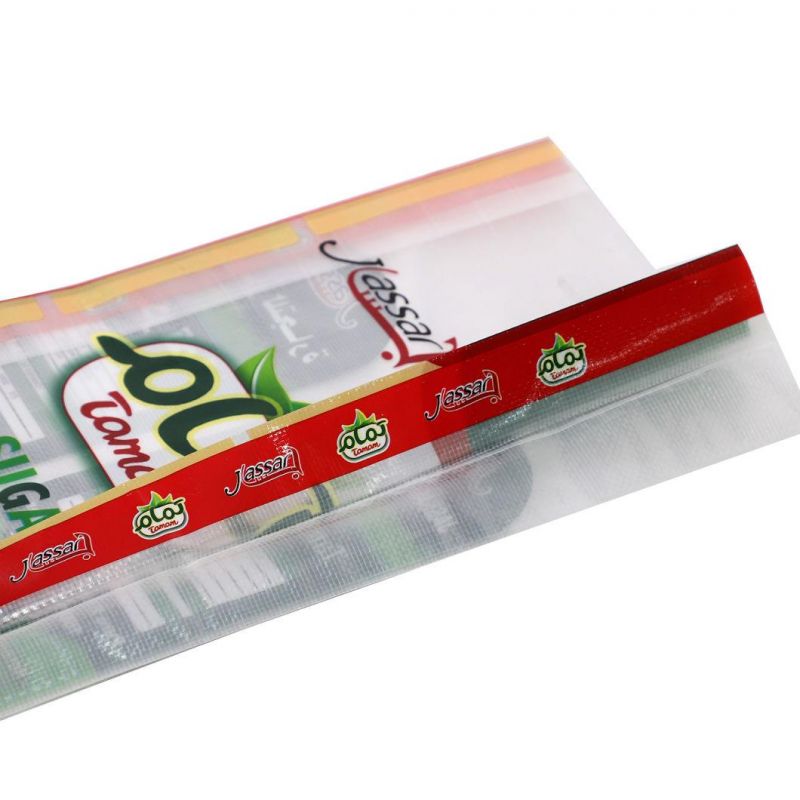 Eco Friendly China Polypropylene Fabric Plastic Packaging 25kg 50kg 100kg PP Woven Raffia Grain Maize Soybean Peanut Salt Sugar Wheat Flour Bag