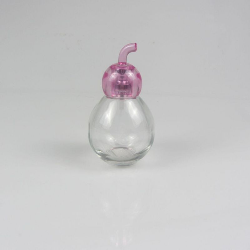 Free Sample Empty Clear Luxury Beautiful Round Perfume Bottle