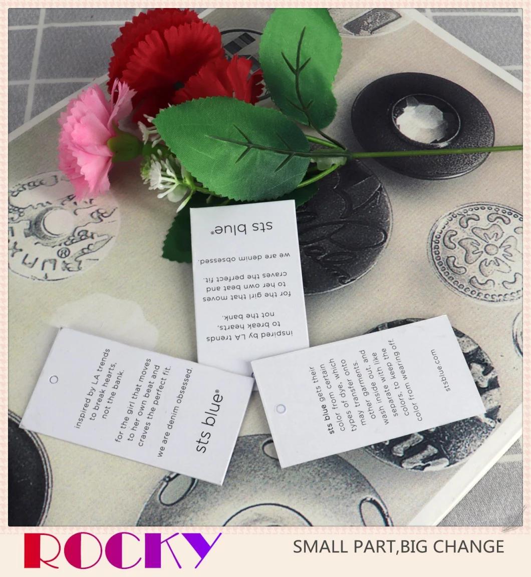 Custom Design Clothing Garment Hangtag
