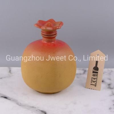 Fancy Custom Color Glazing Tequila Bottle Ceramic Alcohol Tequila Bottle