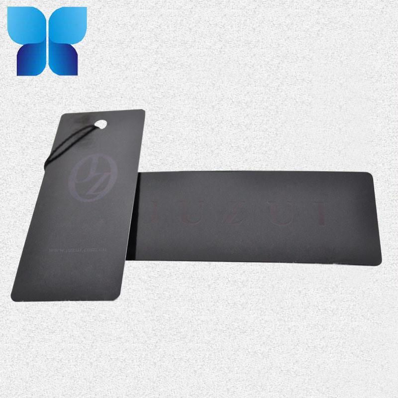 Fashionable Custom Brand Name Folded Printing Swing Paper Hang Tag