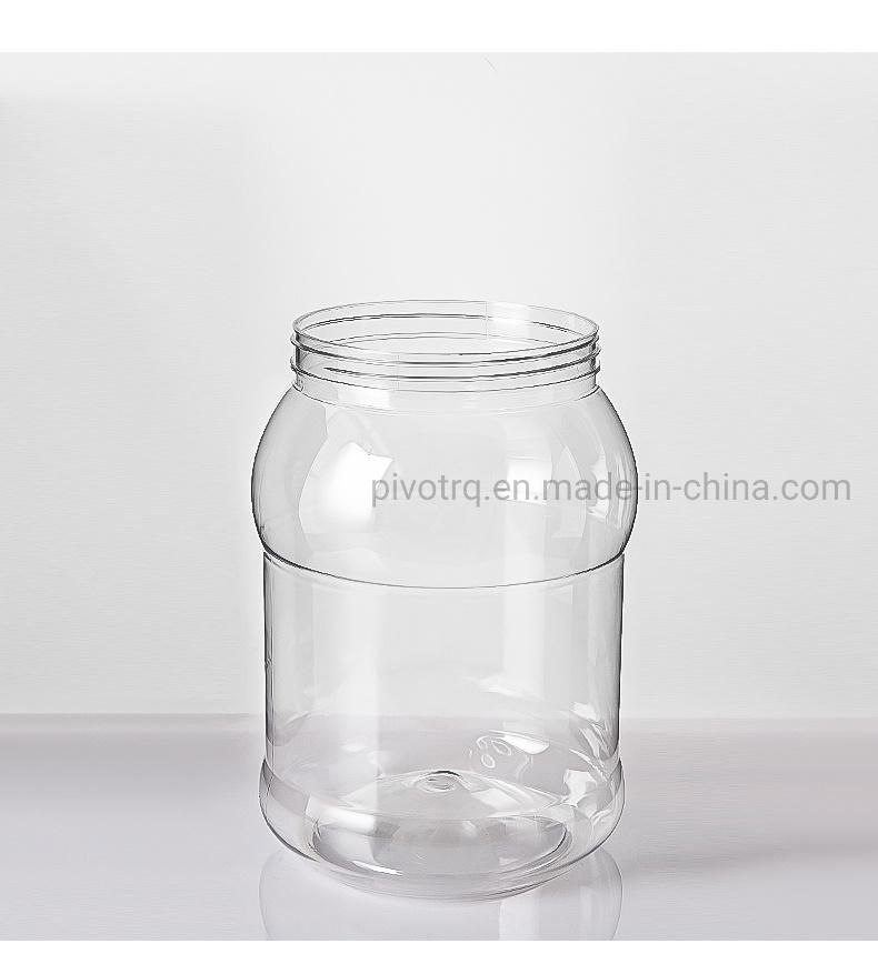 3L Empty Bottle Cookie/Candy/Nuts/Dry Fruit/Grain Clear Food Grade Plastic Pet Jar