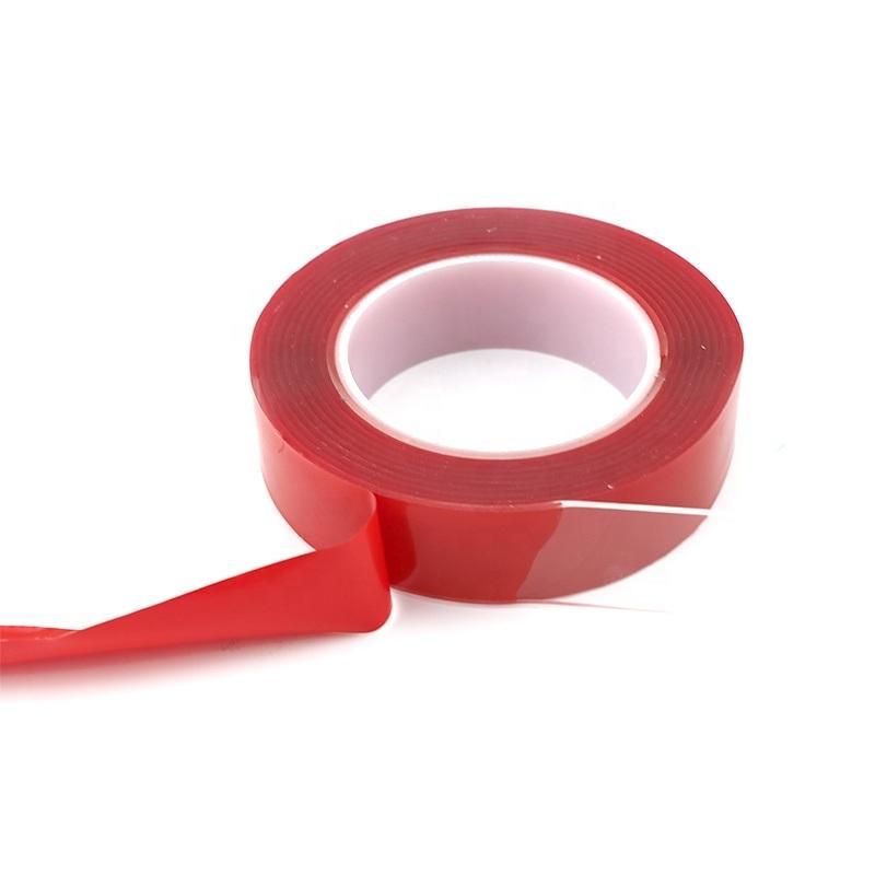 2m Red Waterproof Removable Transparent Traceless Nano Tape