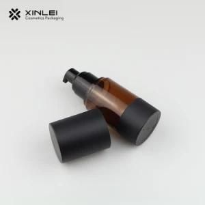 50ml Plastic Airless Packaging Bottles with Black Bottom