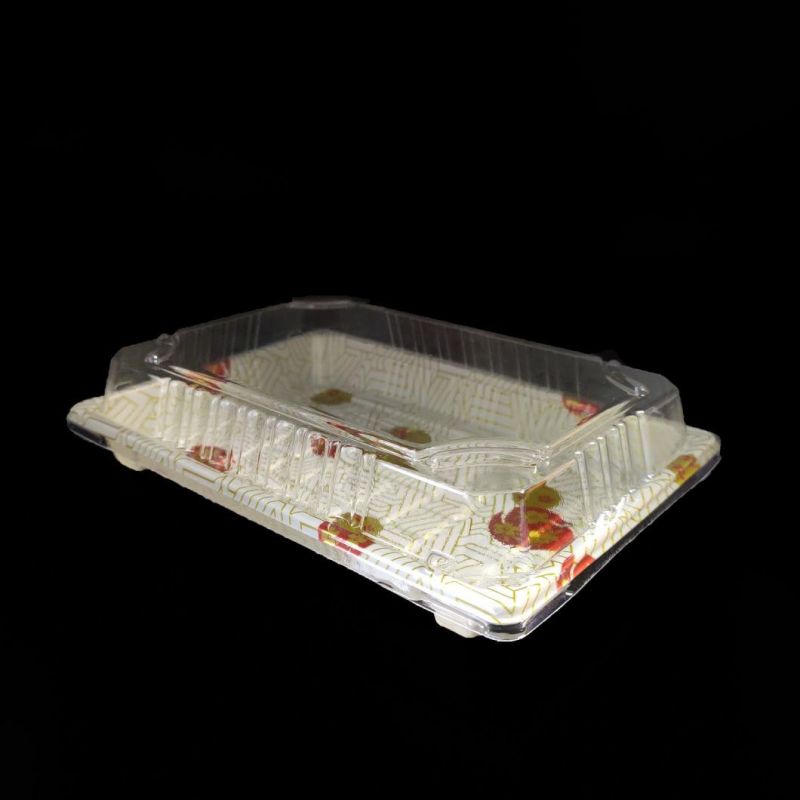 Custom Supermarket Take Away Container Sushi tray Packaging Food Box