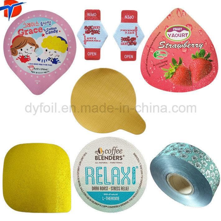 Hot Sale Disposable Custom Printed Aluminum Foil K-Cup Lid