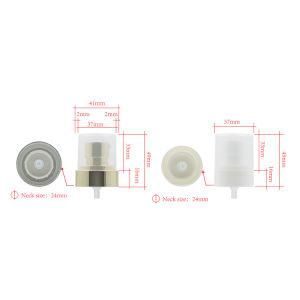 Electroplating External Spring Cosmetic Packaging Lotion Bottle PP Dispenser