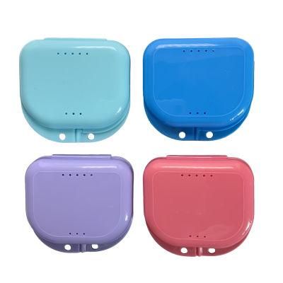 Dental False Teeth Storage Box Dentistry Denture Retainer Box